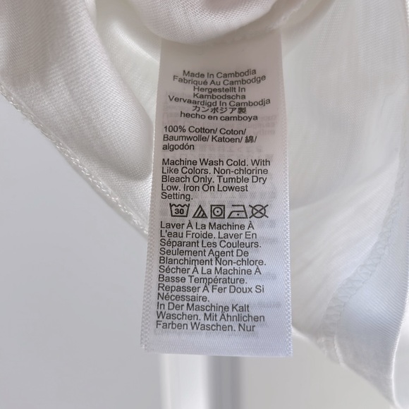 J.CREW Slub Cotton tee NWT Size S - Picture 4 of 5